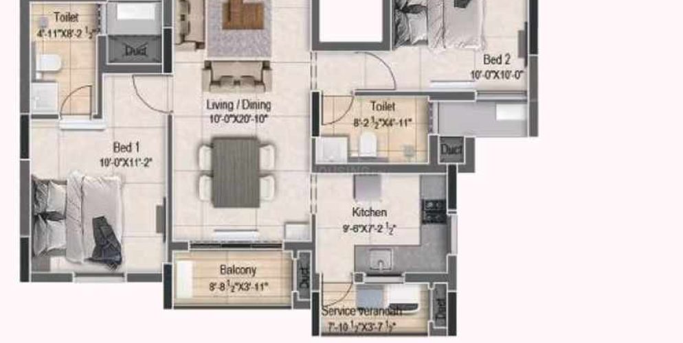 Richmond Towers Floor Plan