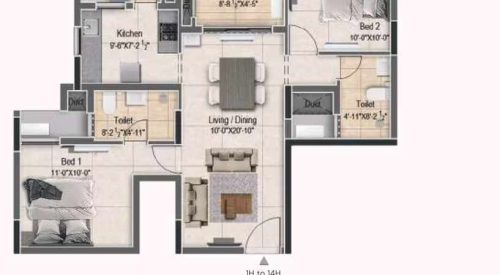 Richmond Towers Floor Plan