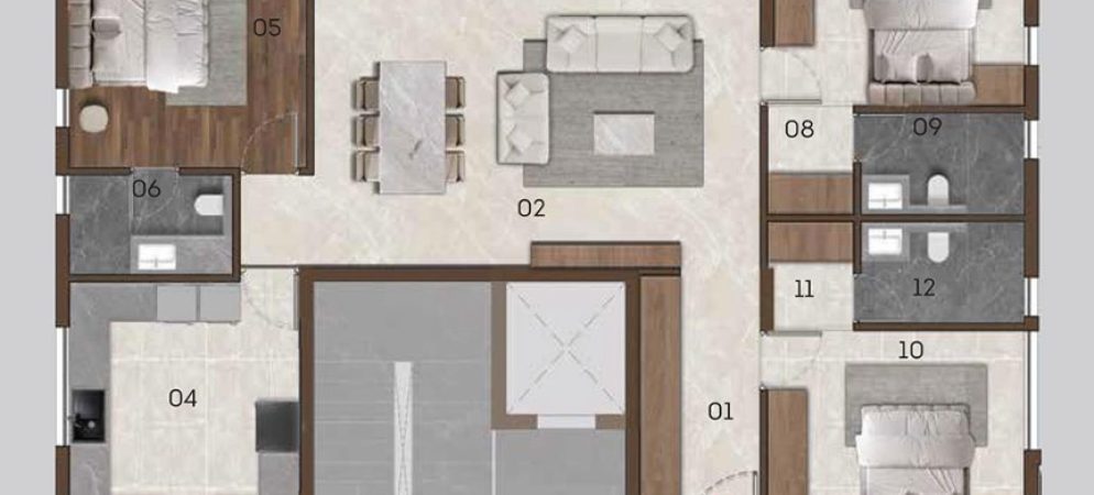Kirthika Antares 1747 Sqft - 3bhk