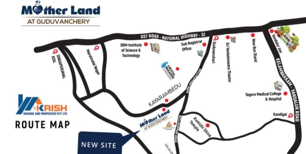 Mother Land Locatin Key Plan