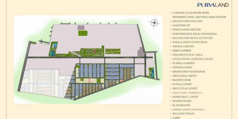 Vanam at Purva Soukhyam Layout Plan