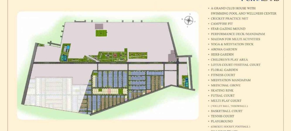 Vanam at Purva Soukhyam Layout Plan