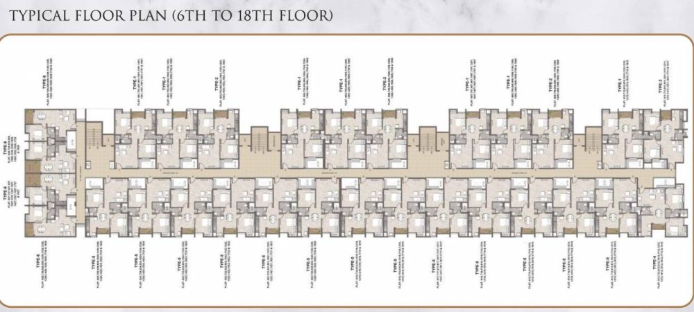 aadhya aadhya cluster plan 6 to 18th flloor