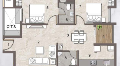 aadhya floor plan floor plan 2bhk 2