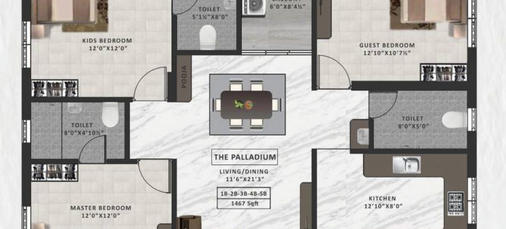 ath the palladium floor plan