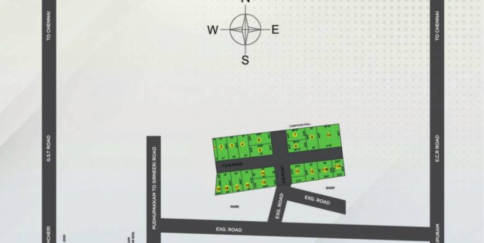 blooming garden location plan