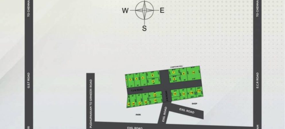 blooming garden location plan