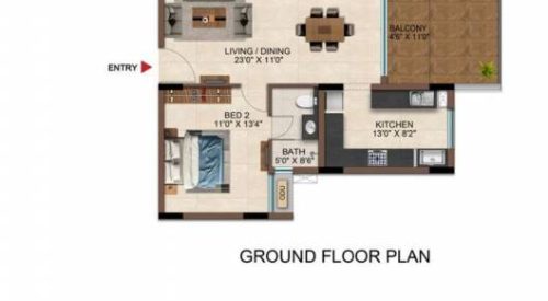 casamia floor plan 2bhk 2