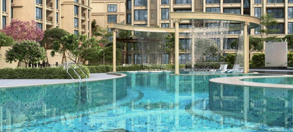 casamia swimming pool view 2