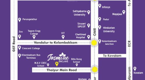 crystal jasmine enclave Location Map
