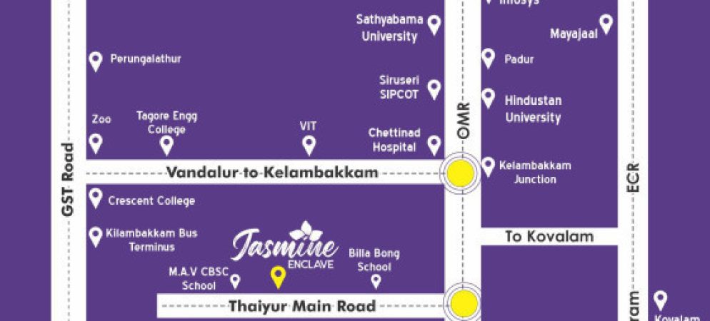 crystal jasmine enclave Location Map