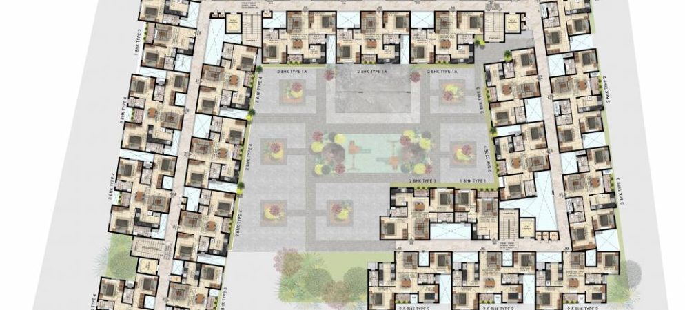newry adora cluster plan - third floor