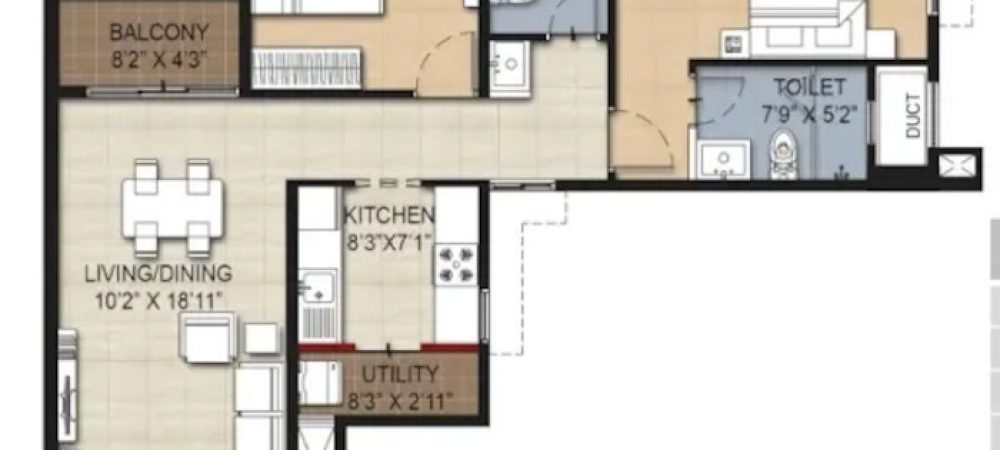 risington 2 floor plan 2bhk 5