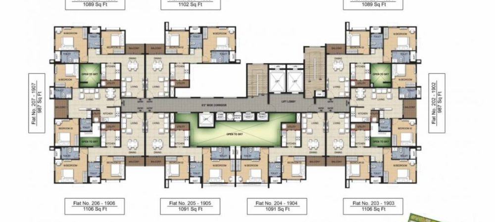 risington 2 tower a1 cluster plan 2