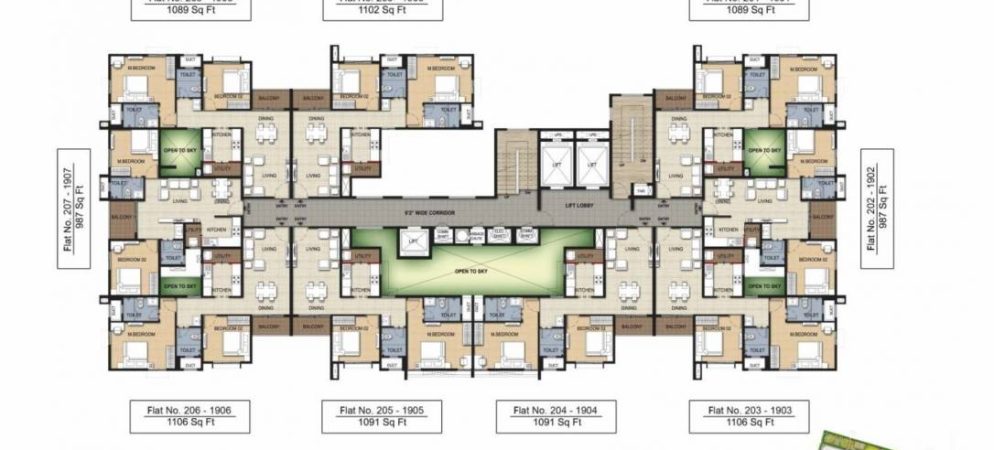risington 2 tower a1 cluster plan 2