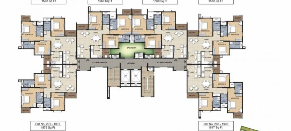 risington 2 tower a1 cluster plan 3
