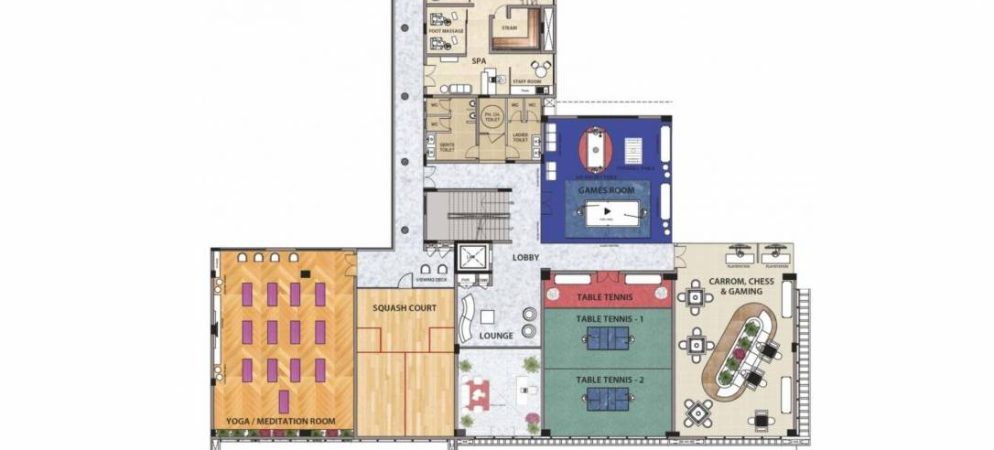 risington 2 tower a1 cluster plan for 1st floor