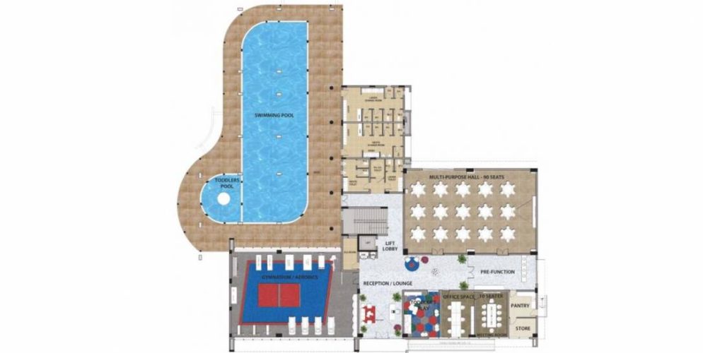 risington 2 tower a1 cluster plan for ground floor