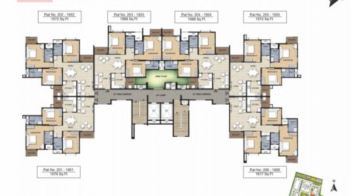 risington 2 tower a1 cluster plan
