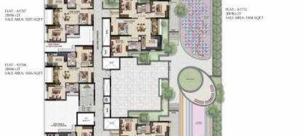 solitaire solitaire block a cluster plan from 1st to 17th floor