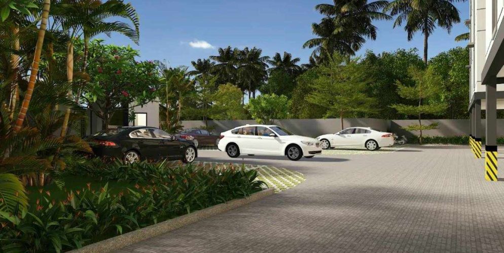 the edge car parking