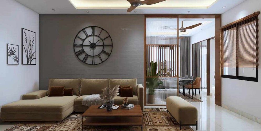 the edge living area