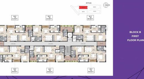the edge the edge block b cluster plan for 1st floor