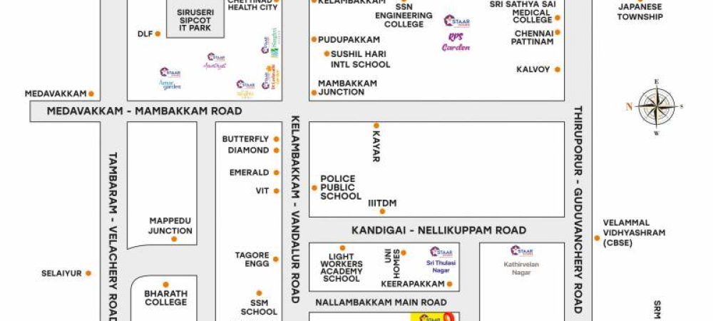 vasantham-nagar Location Plan